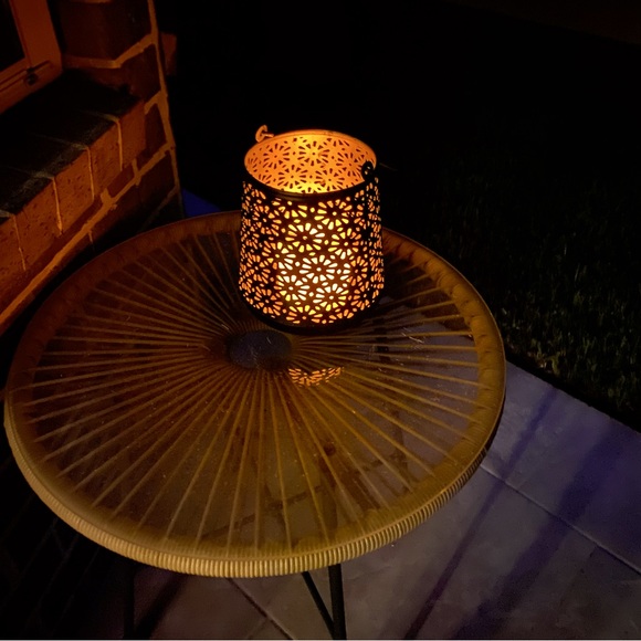 Pier One Black Metal Candle Lantern - Picture 1 of 6